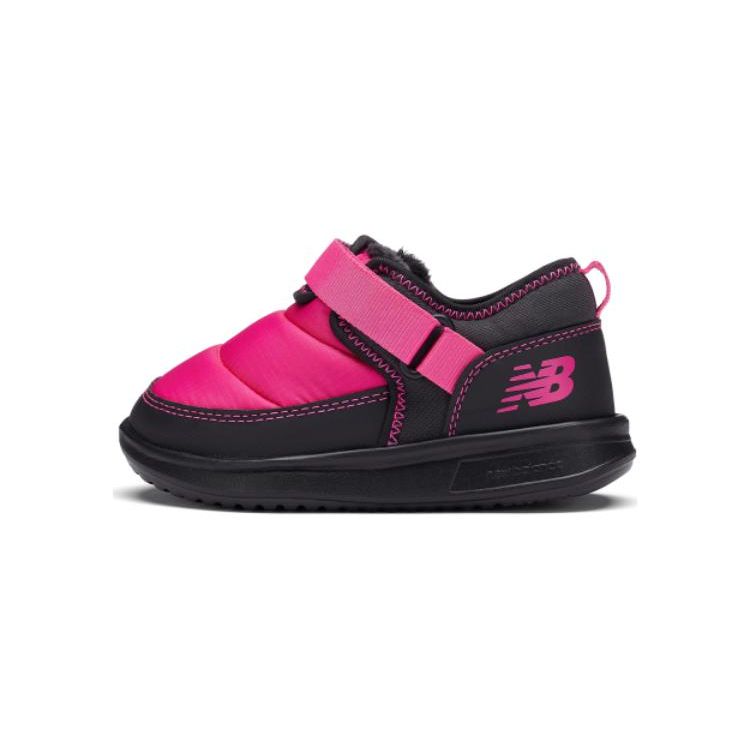 New Balance Nb Crvn Moc Fleece Lined Warmth Shock Absorption Breathable Low Top Walking Shoes Baby Shoes Rose-Red IHMOCLP2