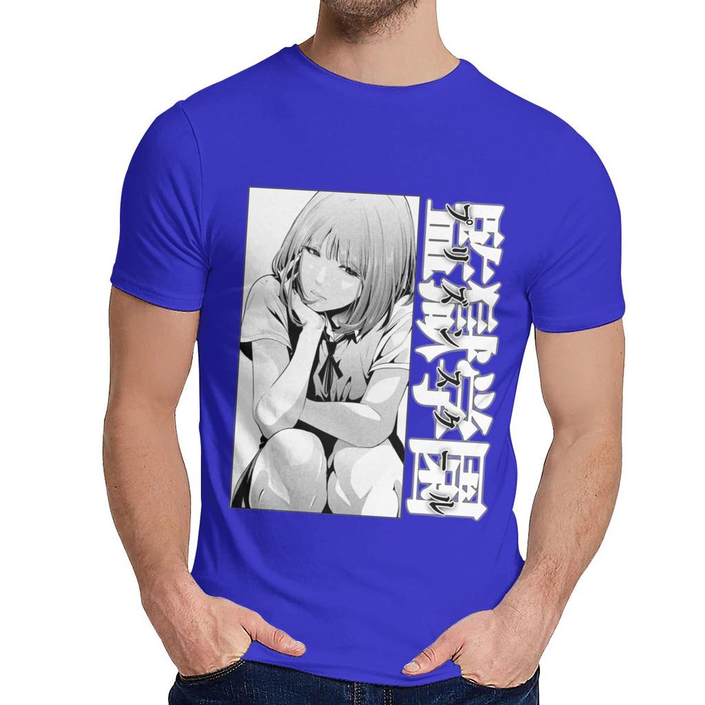 Popüler Anime Cezaevi Okulu Seksi Hana Midorikawa T Shirt Adam Tasarım Yumuşak Pamuk Moda