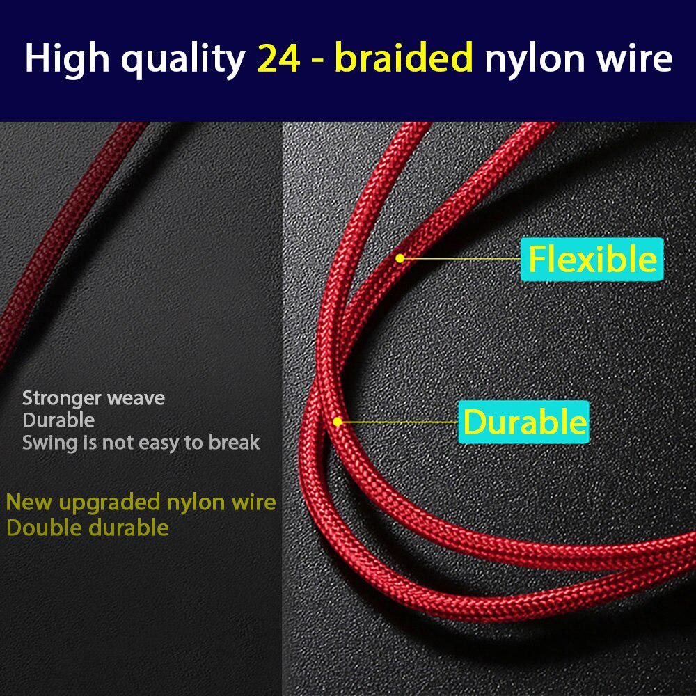 3 In 1 Fast Mobile Phone Cable Fast Charger Micro USB Cable Type C Android Charging Cable for IPhone 3 Circle for Charging