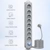 Qoltec Surge Protector Power Strip | 6 Sockets | 3m | Gray