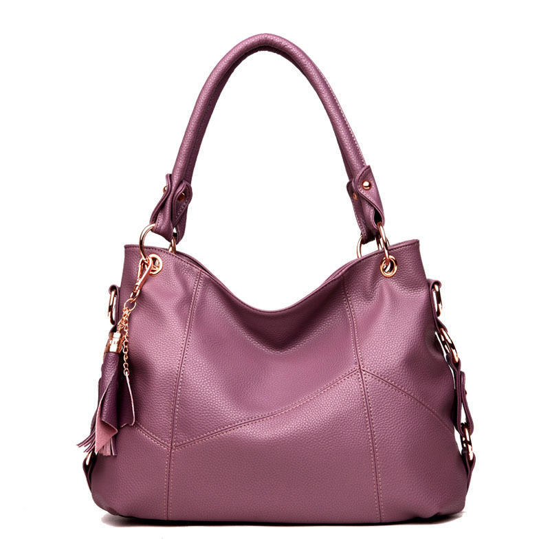 Damen Umhängetasche Tote Bag Mom Fashion Quastennaht