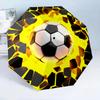 Soccer Ball Artwork 8-Frame for Travel, Camping, Casual Lightweight Portable Umbrella, Essential for Every Family Holidays Birthday Gift