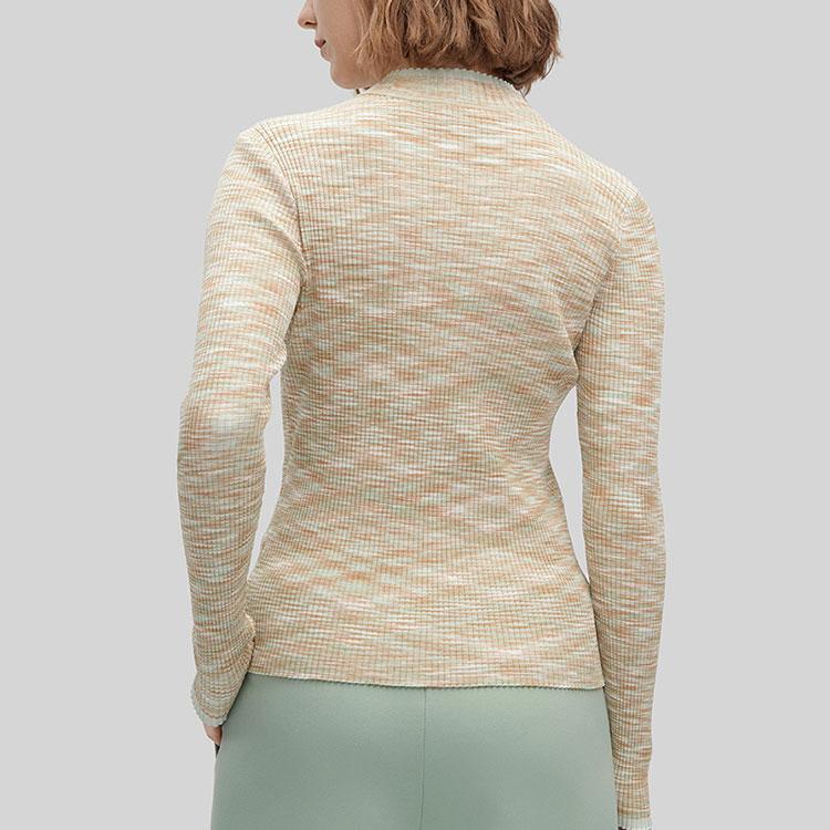 FILA All Over Print Round Neck Pullover Sweater Women sweater F11W414405F-ZB