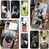 Pug Dog French Bulldog Case For Xiaomi Redmi Note 9 8 10 11 12 Pro Note 11S 10S 9S Redmi 12C 9C 10A 10C Back Cover
