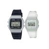 Casio General Series Waterproof Small Square Quartz Watch Unisex Watches Black White F-91WM-7A&F-91WS-7OS