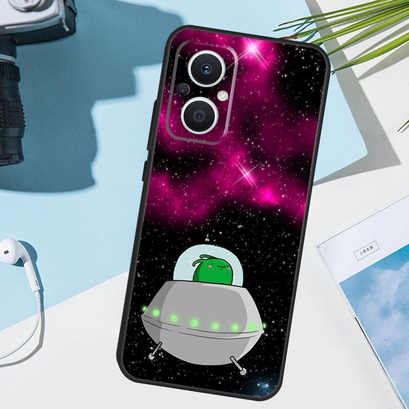 Alien Kawaii Art Cover For OPPO Reno 14F 13F 12F 11 F 10 12 13 14 Pro 7 8 Lite OPPO Find X9 X8 X6 X5 Pro Case