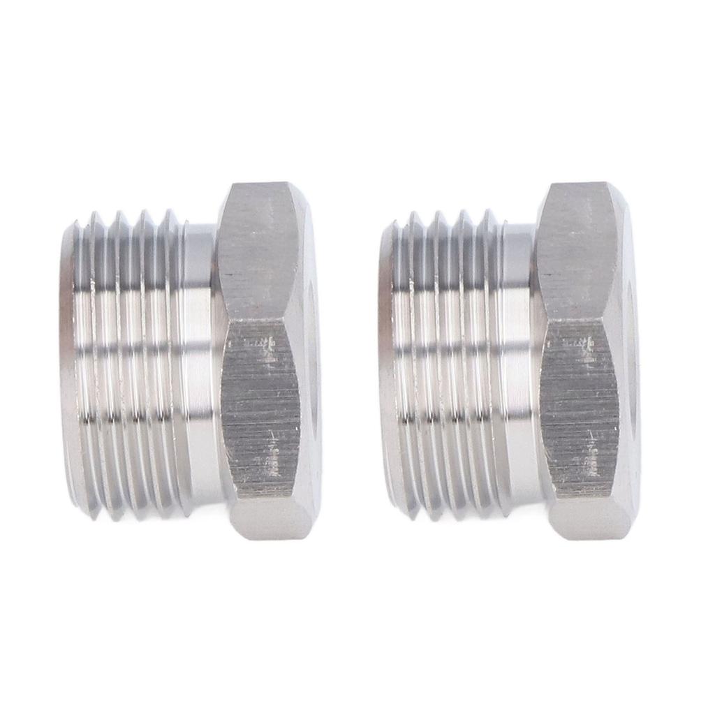 2Pcs Cola Barrel Adapter Distributor Connector Male Thread G5/8 Female Thread 1/4MFL