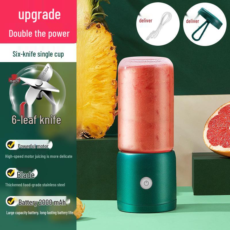 Shuo Yu Mini Soy Milk and Baby Food Maker - Multi-functional Glass Juicer Cup Matte White