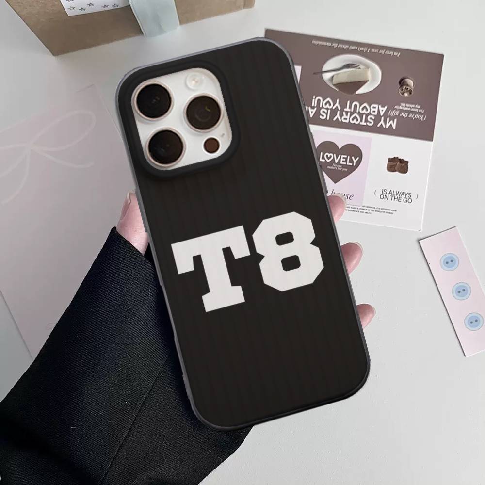 

Singer Tate McRae Corrugated Pattern For iPhone 17 16 15 14 13 12 11 16 Pro Max Plus Pro Non-slip Phone Cover iPhone 15 plus