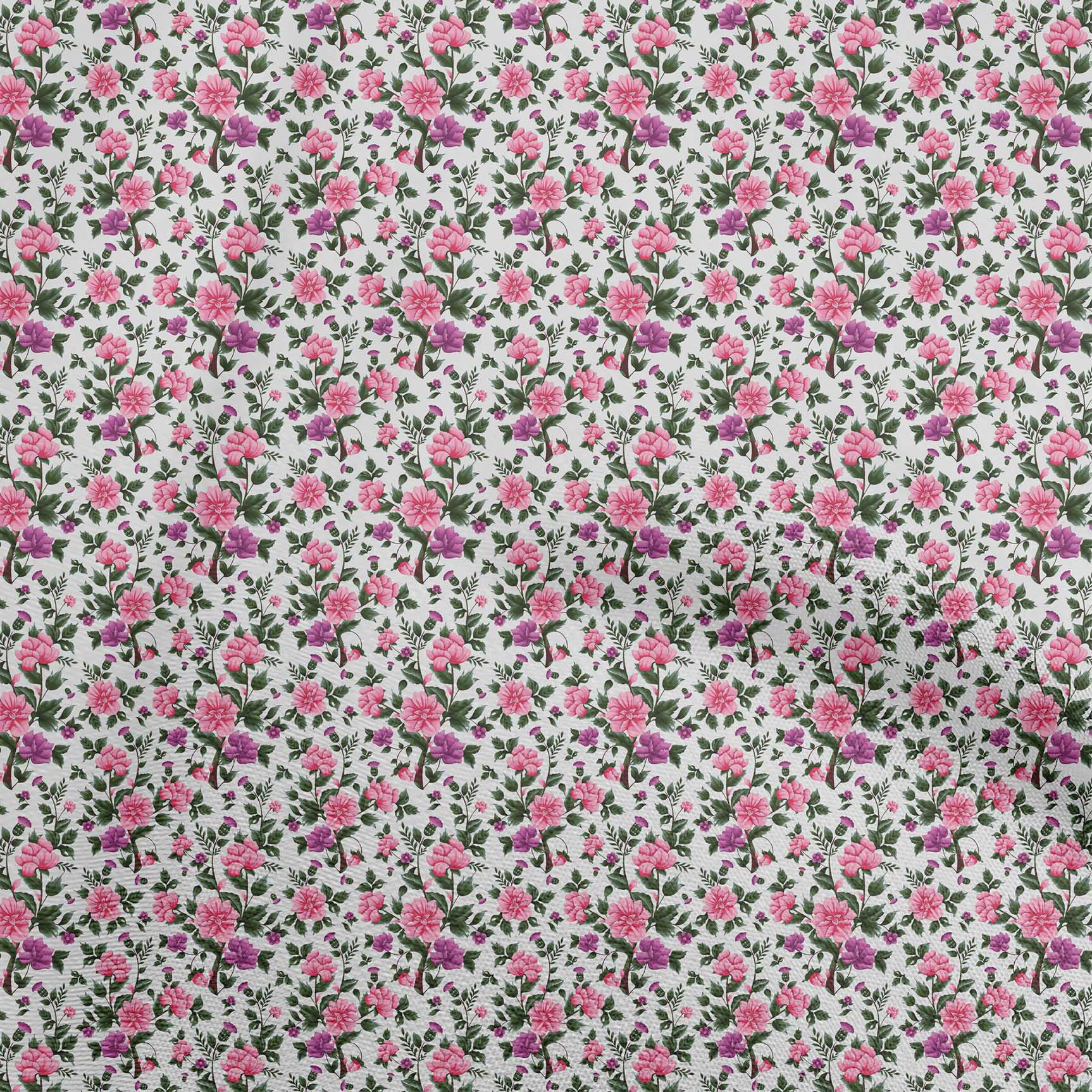 

OneOone Cotton Flex Black Fabric Florals Тканина для пошиття друкованої тканини для рукоділля у дворі 40 дюймів 42 Inch Wide - Viscose Chiffon білий