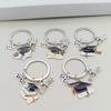 2026 Graduation Gown Cap Keychain Exquisite Versatile Graduation Cap Keychain Simple Alloy Doctoral Hat Keyring