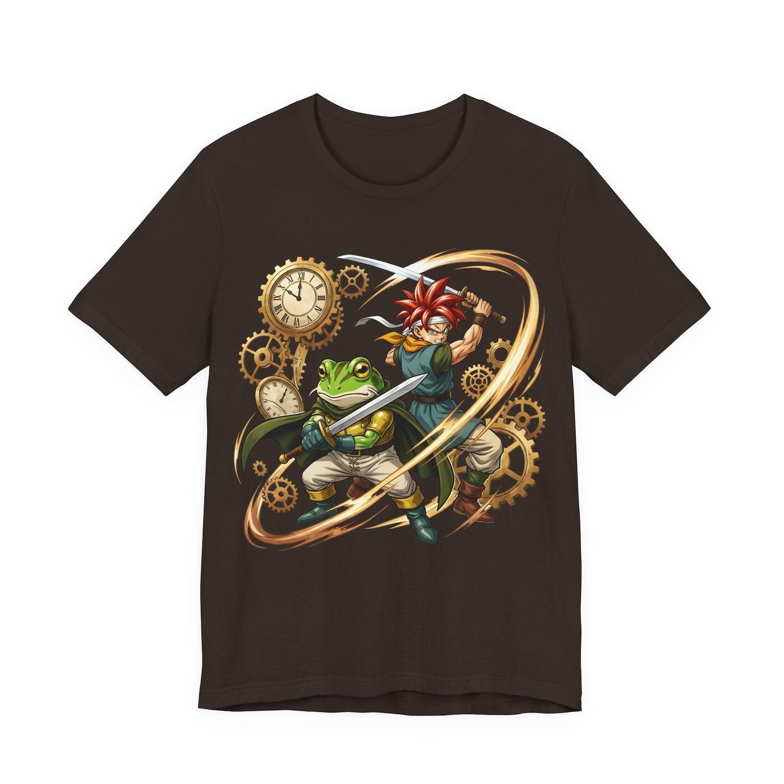 Frog x Crono – Chrono Trigger Hero Duo Graphic Tee (Unisex) 3XL