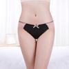 Sexy Women's Thong Panties Cotton G String Lace Transparent Underpants Bikini Briefs Underwear 6 PCS/Lot
