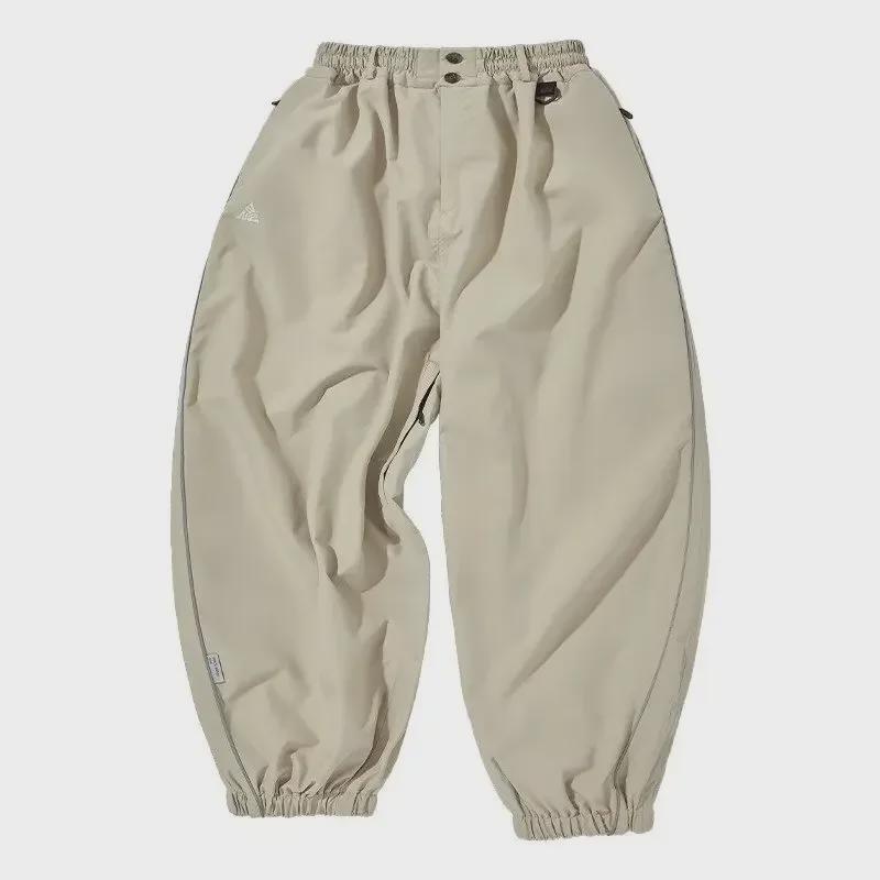 Herren Locker Geschnittene Lässige Hosen mit Bündchen - Vielseitiges Trenddesign für Frühling/Herbst für Jugendliche in großen Größen