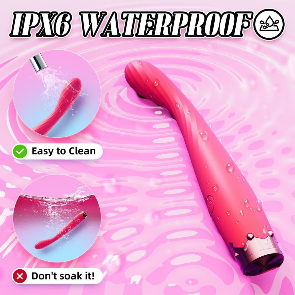 Rechargeable Powerful Finger G-Spot Vibrator Female Thrusting Dildo Vagina Massager Nipple Clitoris Stimulator Adult Sex Toy for Women 18+ Masturbator