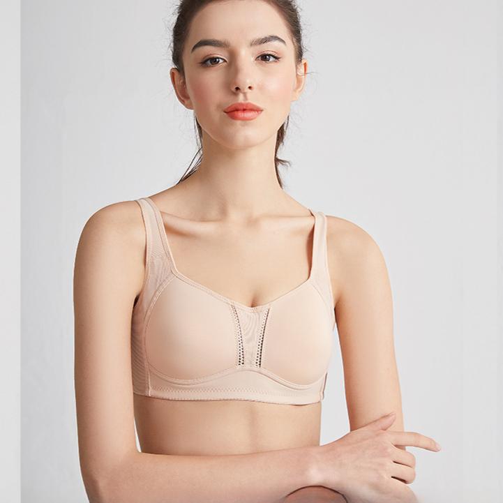 Dünner Push-up-BH Damenkollektion Accessoire-BH Übergröße Stoßfest und Nahtlos Sport-BH
