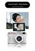 4K High-Resolution Flip Screen Mirrorless Digital Camera for Vlogging and Parties