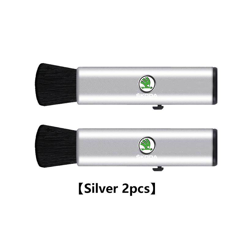 AAABR1 Car Interior Cleaning Car Vent Cleaning Soft Brush Air Conditioner Detail Brushes For Skoda Octavia A5 A7 RS Fabia Superb Rapid