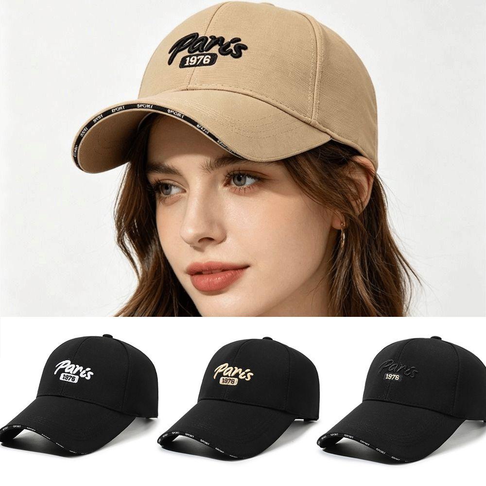 Adjustable Embroidery Baseball Caps Breathable Sunscreen Hats Cotton Baseball Hats  Men Women
