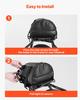 Motorcycle Tail Bag, 10 L Motorcycle Rear Seat Bag with Waterproof Rain Cover, Outdoor Sports Motorbike Luggage Storage Trunk Rack Backpack Handbag