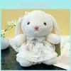 Cute Bunny Plush Toy With Soft Short Plush For Girls Bedtime Gift Sleep Decor