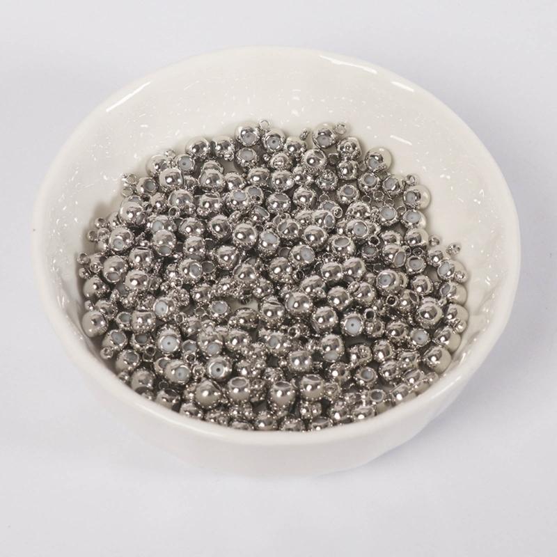 Set of 20 Silicone Plug Stopper Bead Spacer Beads for Necklaces and Bracelets Stainless Steel Jewelry Positioning Beads