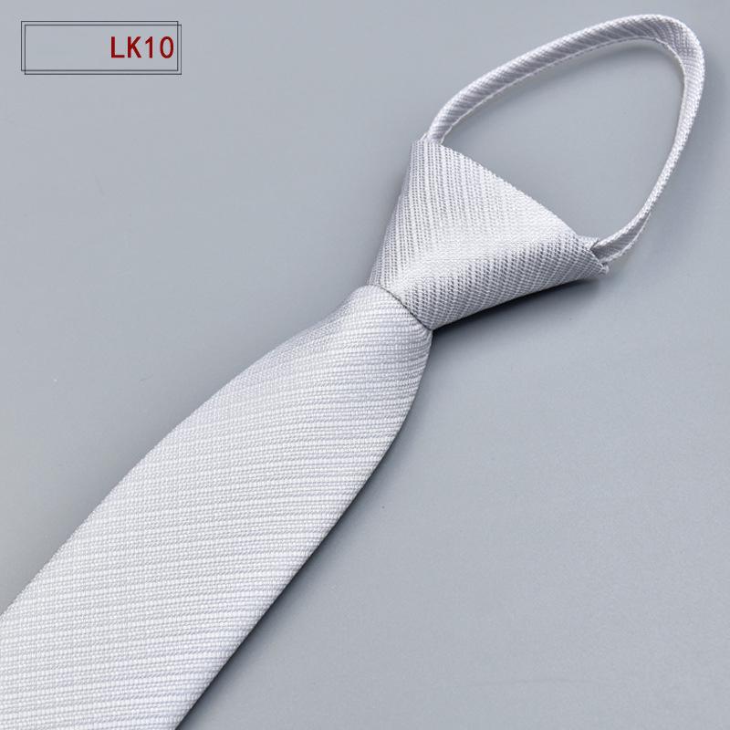 

Мужской благородный галстук для свадебной вечеринки, деловые официальные костюмы, модный удобный предварительно завязанный галстук на молнии, узкий галстук синий