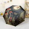 Mystic Forest Mushrooms Glow 8 Ribs Compact Design Perfect for Outdoor Adventures Outdoor Accessory
