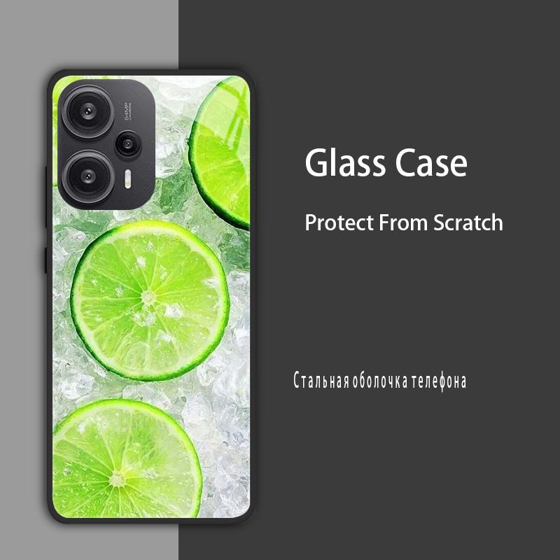 

Закаленное Стекло Чехол Для Телефона Для Xiaomi Poco F5 5G F5Pro Чехол Poco F5 Pro Redmi Note 12S 12C 12 Pro 4G 12R Роскошный Жесткий Задний Бампер Redmi Note 12 4G