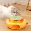 Built-in Feather Smart Interactive Cat Toy Non-slip Butterfly Cat Teaser Toy  Indoor