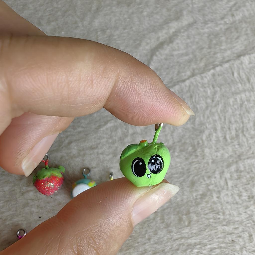 Non-Toxic Random Shop Fruit Dolls Mini 1Cm Pendant Model Toys Action Figures Toy For Kids Gift Brinquedos Figurines