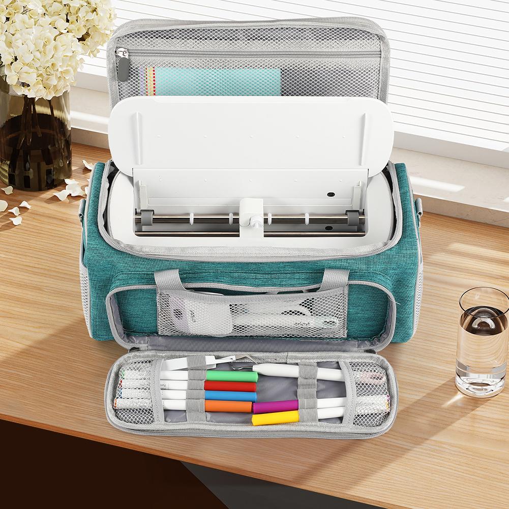Carrying Bag Shockproof Portable Storage Bag Anti-scratch Tote Bag with Multi Pockets for Cricut Joy Xtra Smart Cutting Machine