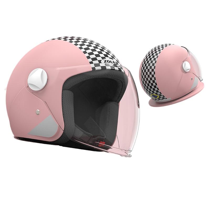 Winter Helmet Belt Scarf Electric Car Helmet Men and Women Universal Cat Ear Helmet Hard Hat