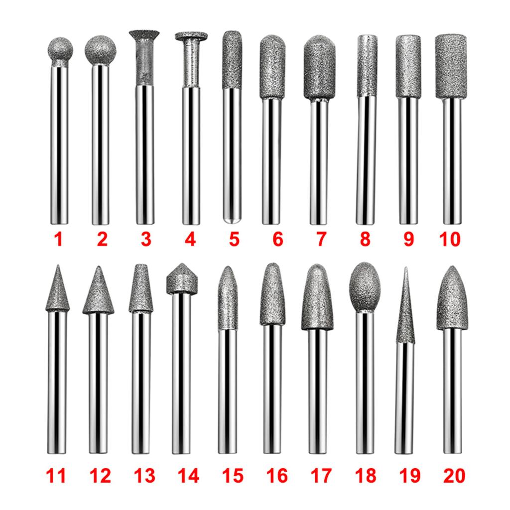 Stainless SteelGrinding Head Rotary File Woodworking Rasp Milling Cutter Electric Grinding Engraving Accessories