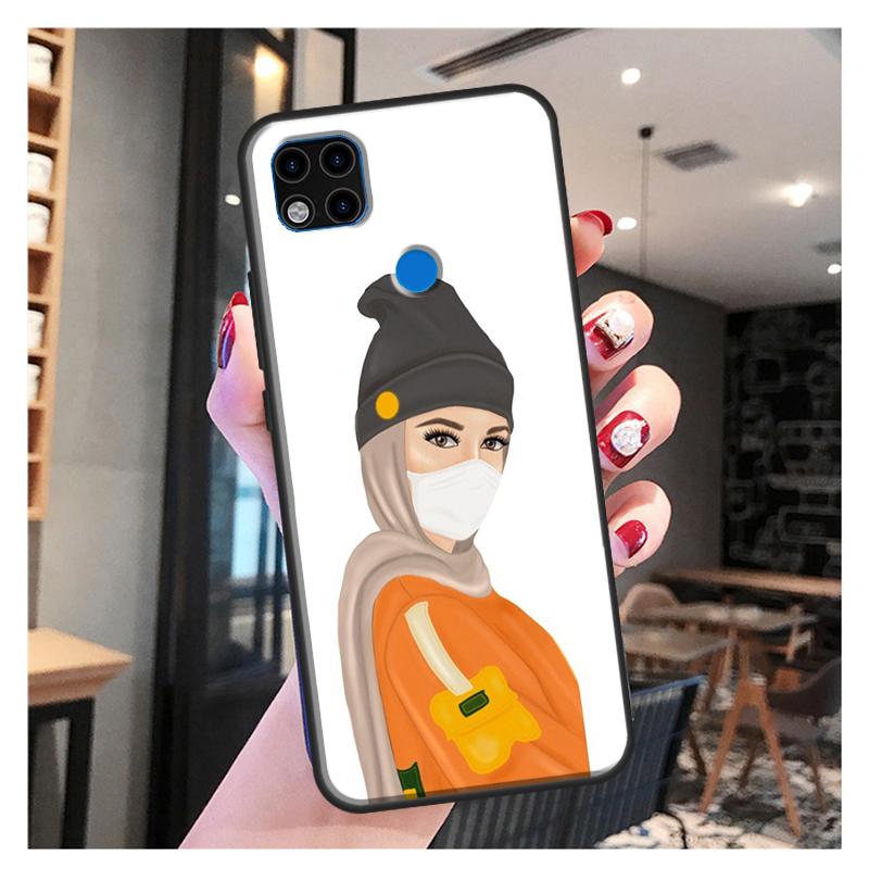 Custodia Morbida Hijabi Ragazze Musulmane Islamiche Per Xiaomi Redmi Note 11 Pro Note 10 Pro Note 9 Pro 10S 9S 8T 9A 9C 9T Cover