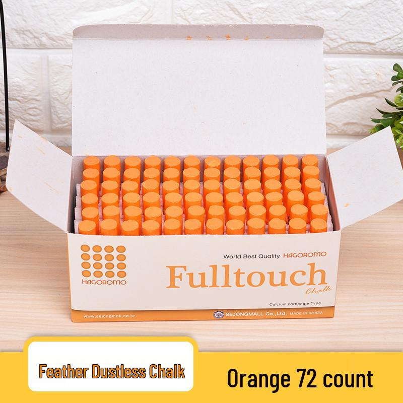 HAGOROMO Dust-Proof Colored Chalk for Kids and Teachers