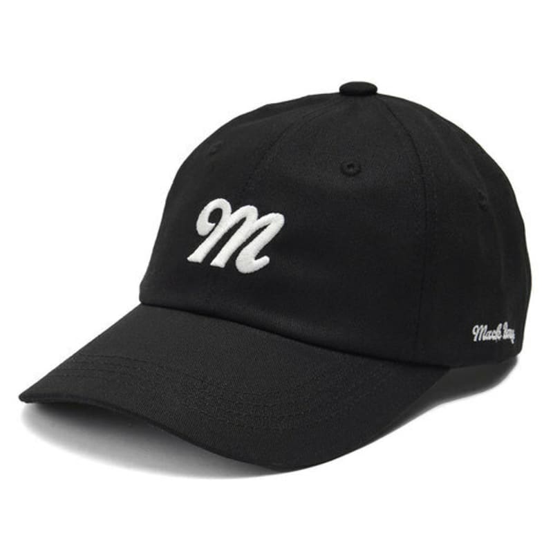 MACK BARRY M LOGO BALL CAP BLACK