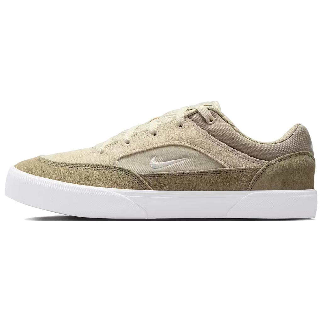 Nike Malor SB Light Khaki Neutral Olive Unisex Sneakers Grey Desert-Khaki Pale-Ivory FV6064-201