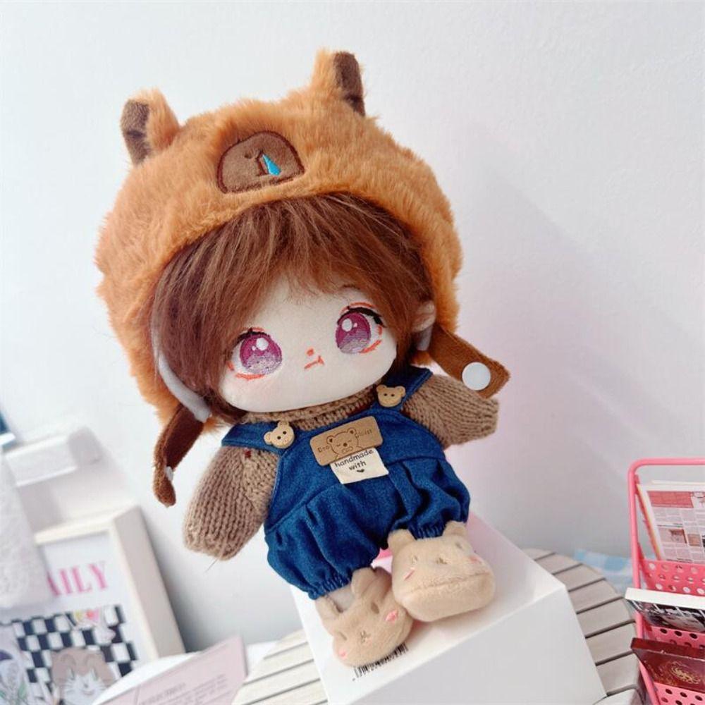 Head Cover Cotton Doll Clothes 20cm No Attributes Dolls Clothes Doll Clothes Toy  Doll Accessories