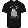Im Not Short Penguin Size Funny Mens Cotton T Shirt Top