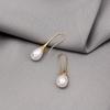 Retro Fashion Earrings Femininity Water Drop Earrings Pearl Stud Earrings Classic Personalized Ear Jewelry