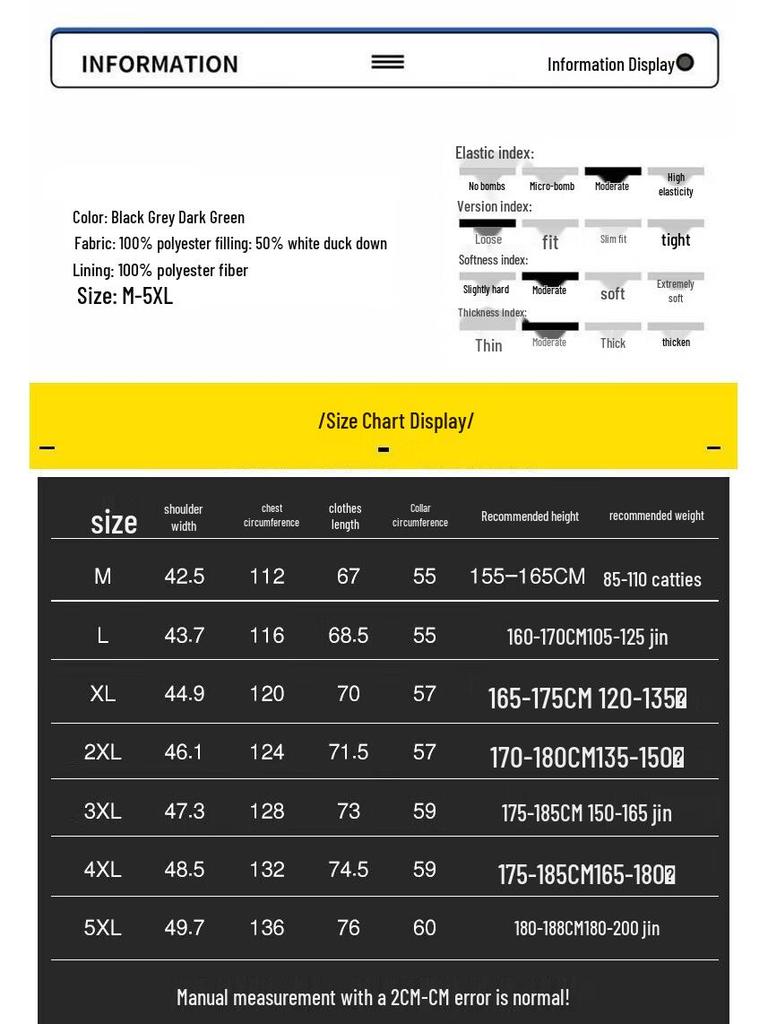 JEEP SPIRIT Men's Winter Hooded Down Vest