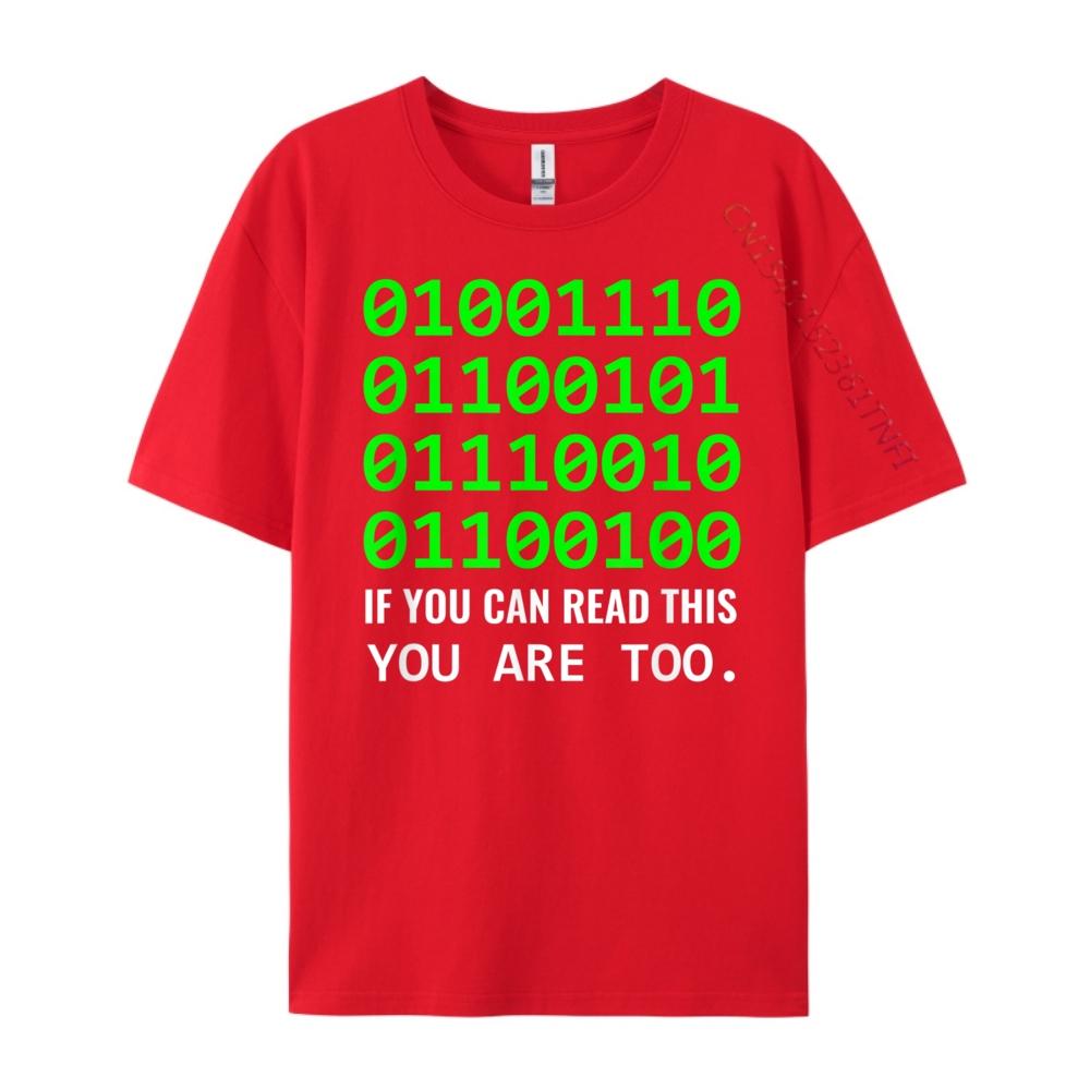 Nerd Computer Binary Code For Developer Geeks Admins Vintage T Shirts Luxury Clothes Unisex