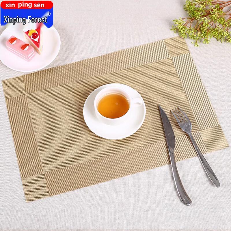 Luxury Teslin PVC Waterproof Heat-Resistant Placemat 45*30cm