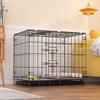 Foldable Metal Dog & Cat Cage for Home, Indoor/Outdoor, Car or Rescue Use