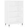 Highboard White 57x35x90 Cm Particleboard