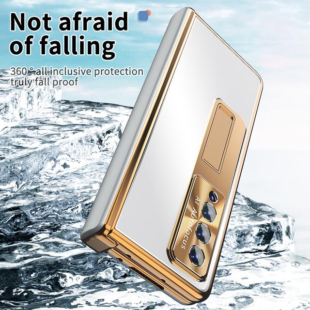 

Защитный чехол из алюминиевой стеклянной пленки для Samsung Galaxy Z Fold 4 5g Fold4 Fold 3 Fold3 Zfold4, чехол-держатель для ручки S, всего корпуса for Samsung Z Fold 3