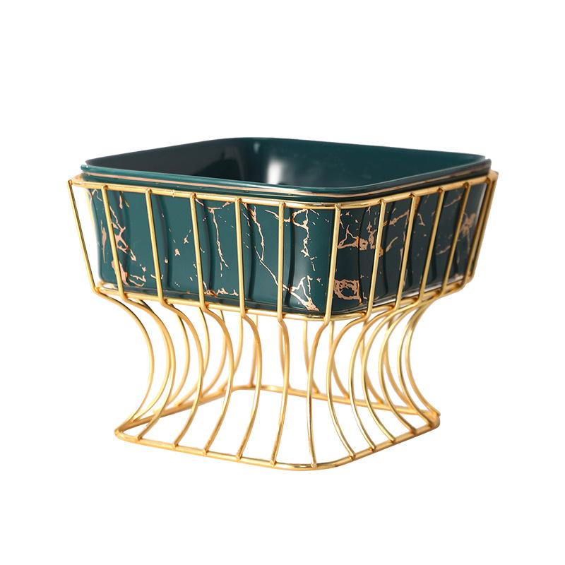 

Мраморная керамическая чаша в скандинавском стиле Sifang Салатница Легкая Роскошная Бытовая Фруктовница