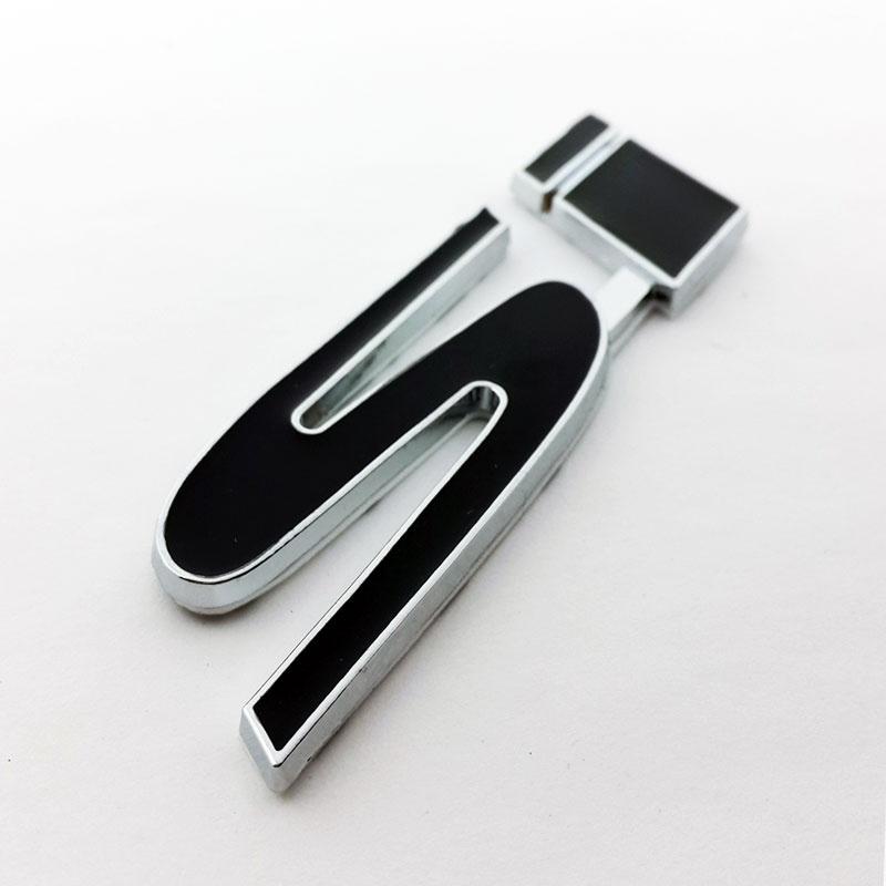 

3D наклейка SI, переоборудованная эмблема, значок на хвосте крыла, фирменная табличка, логотип для гражданских наклеек на автомобили, аксессуары для стайлинга автомобилей чёрный