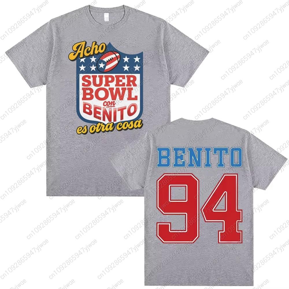 Women BBenito Bowl Halftime 94 Football Puerto Rico Boricua Debi Tirar Mas Fotos Unisexs and Womens Gothic Highquality Tshirt